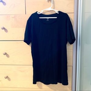 Uniqlo Supima black crew neck short sleeve tee M